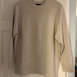 J Crew, light grey, wool sweater